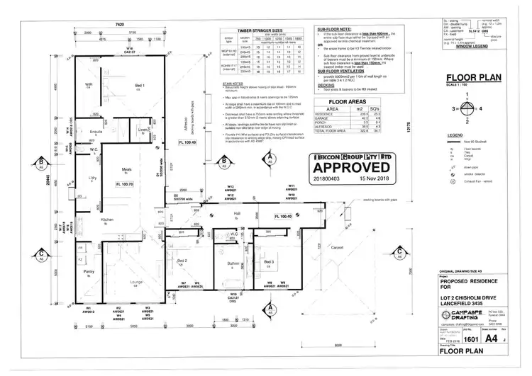 Floorplan of Homely house listing, 2 Chisholm Drive, Lancefield VIC 3435