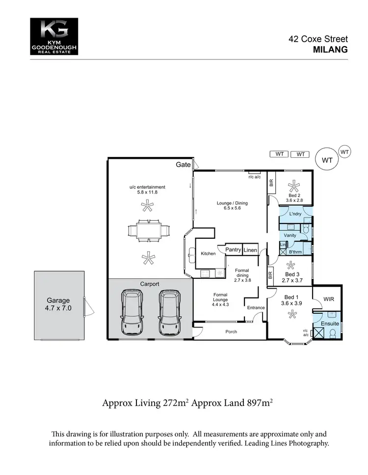 Floorplan of Homely house listing, 42 Coxe Street, Milang SA 5256