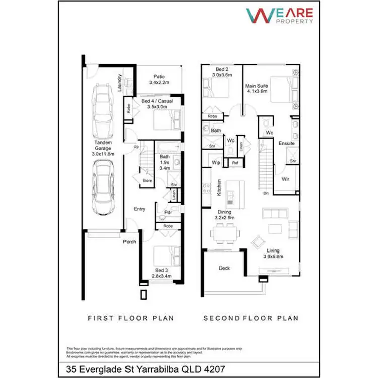 Floorplan of Homely house listing, 35 Everglade St, Yarrabilba QLD 4207