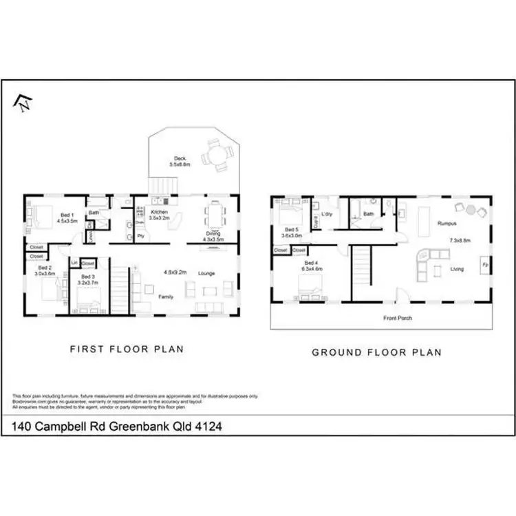 Floorplan of Homely house listing, 140 Campbell Rd, Greenbank QLD 4124