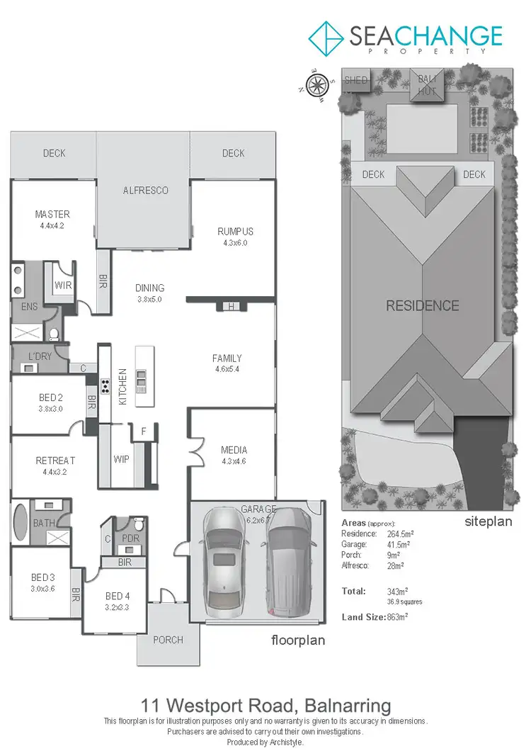 Floorplan of Homely house listing, 11 Westport Road, Balnarring VIC 3926