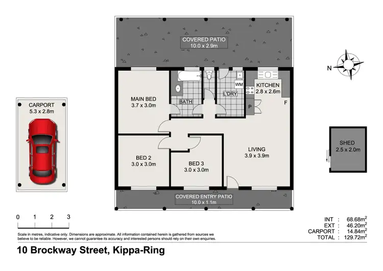 Floorplan of Homely house listing, 10 Brockway Street, Kippa-ring QLD 4021