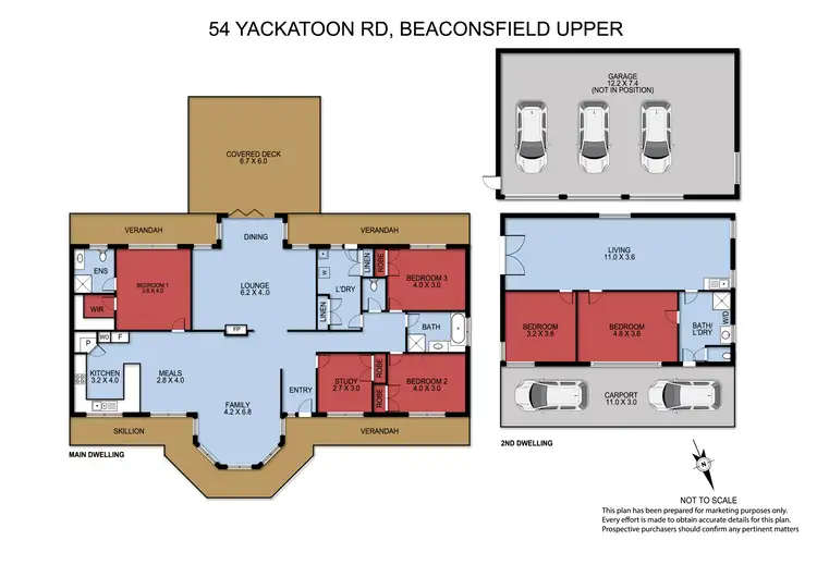 Floorplan of Homely house listing, 54 YACKATOON ROAD, Beaconsfield Upper VIC 3808