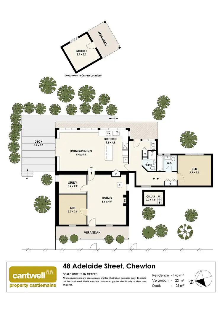 Floorplan of Homely house listing, 48 Adelaide Street, Chewton VIC 3451