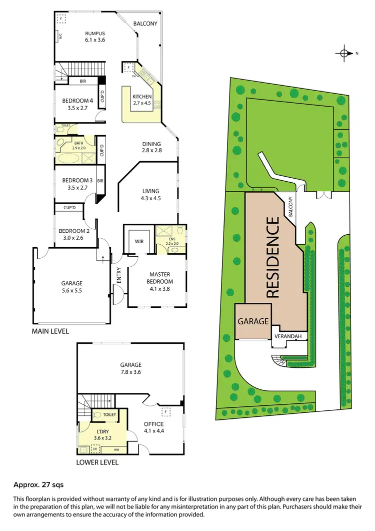 Floorplan of Homely house listing, 32 Windhaven Drive, Warragul VIC 3820