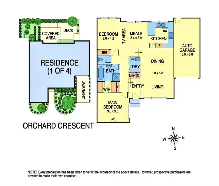 Floorplan of Homely unit listing, 3/29 Orchard Crescent, Mont Albert North VIC 3129