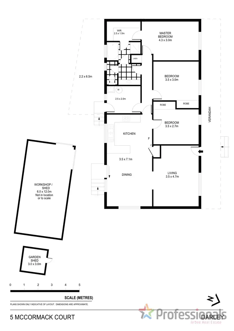 Floorplan of Homely house listing, 5 McCormack Court, Darley VIC 3340