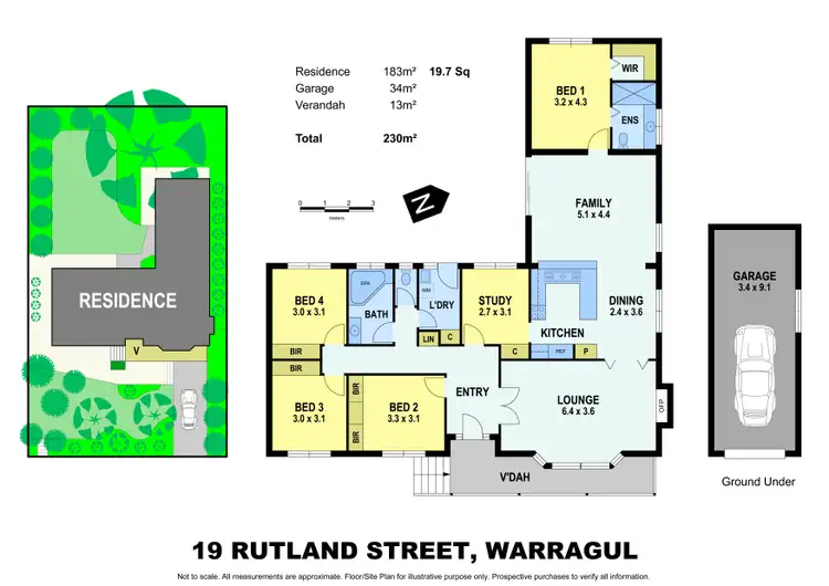 Floorplan of Homely house listing, 19 Rutland Street, Warragul VIC 3820