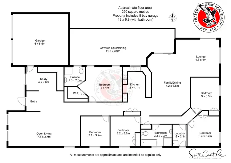Floorplan of Homely house listing, 7 Conrad Drive, Bergalia NSW 2537