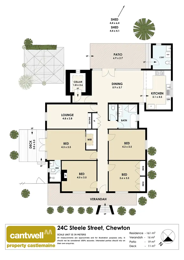Floorplan of Homely house listing, 24A Steele Street, Chewton VIC 3451