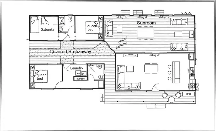 Floorplan of Homely house listing, 11 Peregrine Drive, Marion Bay SA 5575
