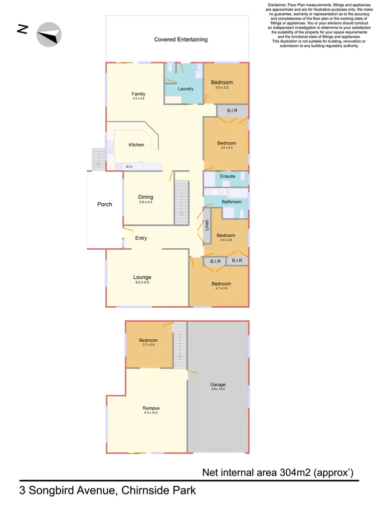 Floorplan of Homely house listing, 3 Songbird Avenue, Chirnside Park VIC 3116
