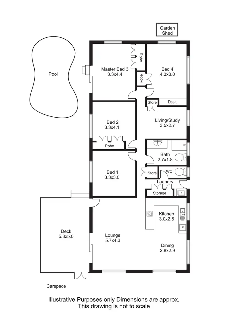 Floorplan of Homely house listing, 5 Amethyst Street, Bayview Heights QLD 4868