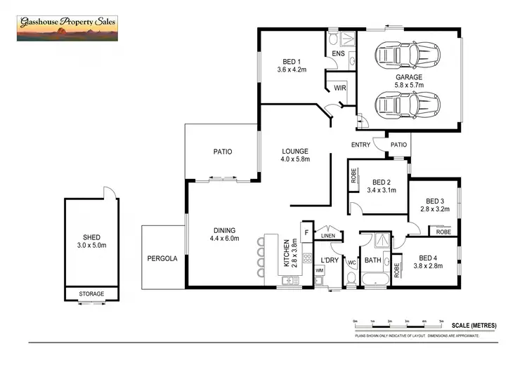 Floorplan of Homely house listing, 4 Bronzewing Place, Glass House Mountains QLD 4518