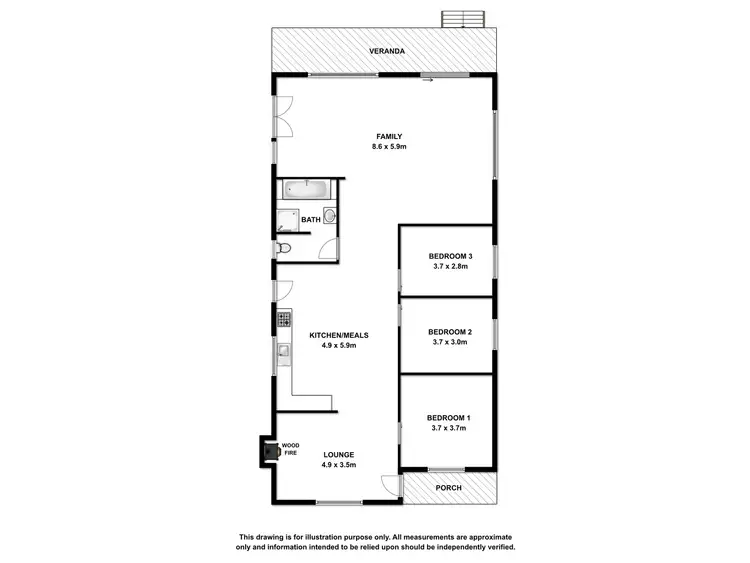 Floorplan of Homely house listing, 10 Ingram Street, Mount Burr SA 5279