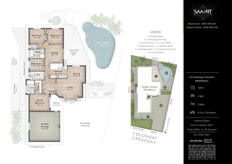 Floorplan of Homely house listing, 16 Colonsay Crescent, Merrimac QLD 4226
