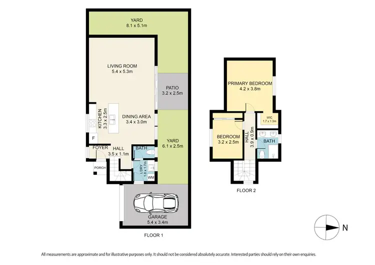 Floorplan of Homely townhouse listing, 5/42 Burns Street, Maidstone VIC 3012