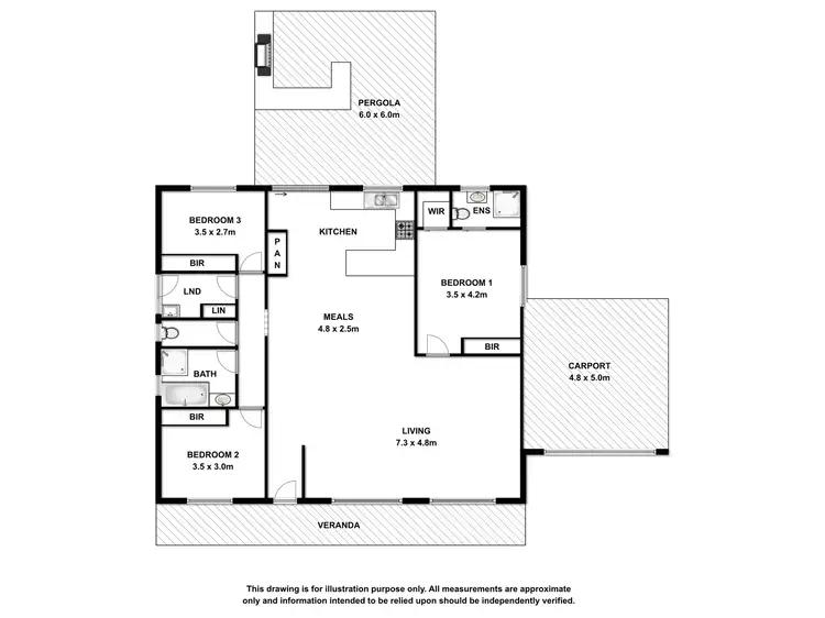 Floorplan of Homely house listing, 13 Coral Court, Mount Gambier SA 5290