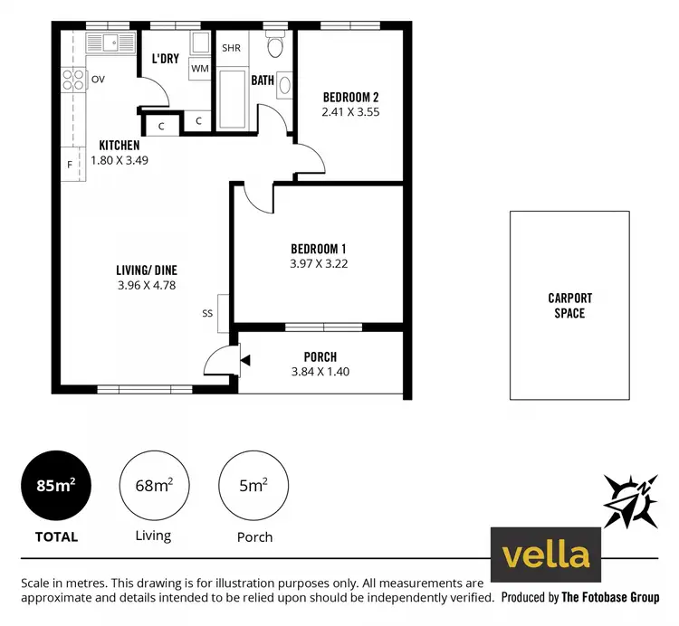 Floorplan of Homely apartment listing, 11/10 Swan Avenue, Klemzig SA 5087