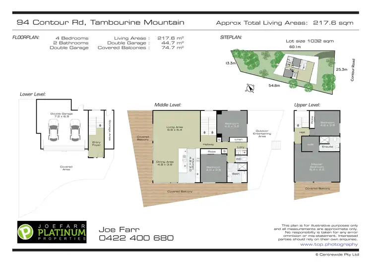 Floorplan of Homely house listing, 94 Contour Road, Tamborine Mountain QLD 4272