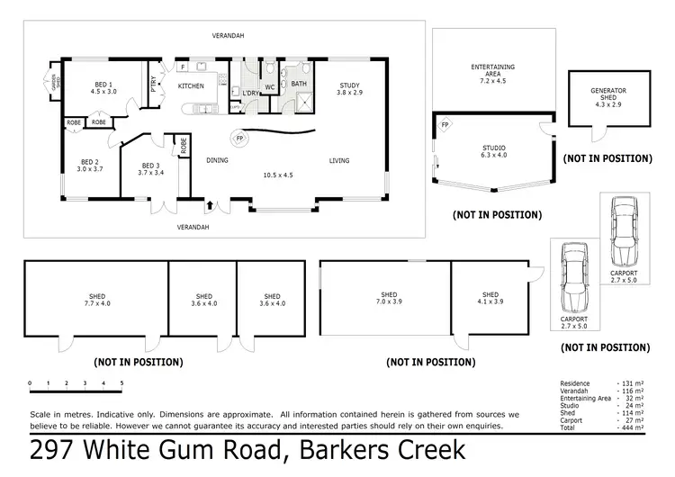 Floorplan of Homely house listing, 297 White Gum Road, Barkers Creek VIC 3451