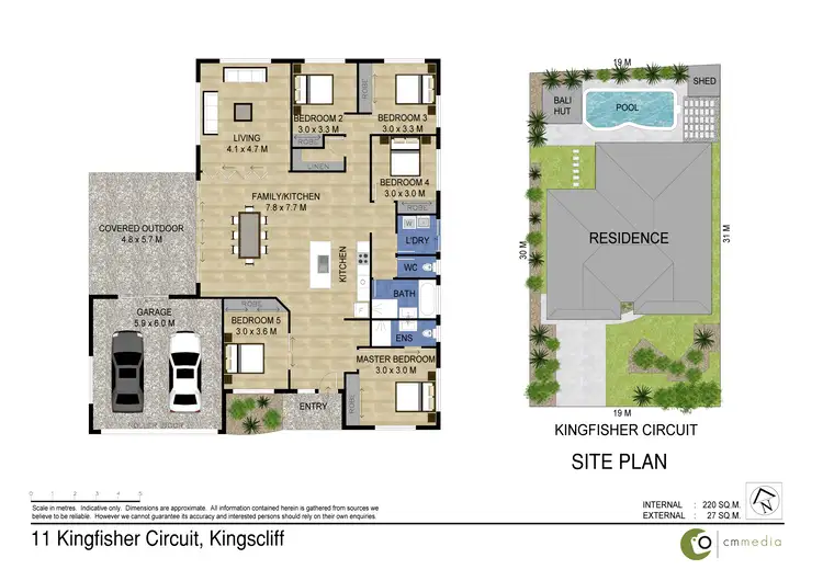 Floorplan of Homely house listing, 11 Kingfisher Circuit, Kingscliff NSW 2487