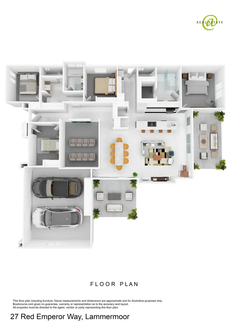 Floorplan of Homely house listing, 27 Red Emperor Way, Lammermoor QLD 4703