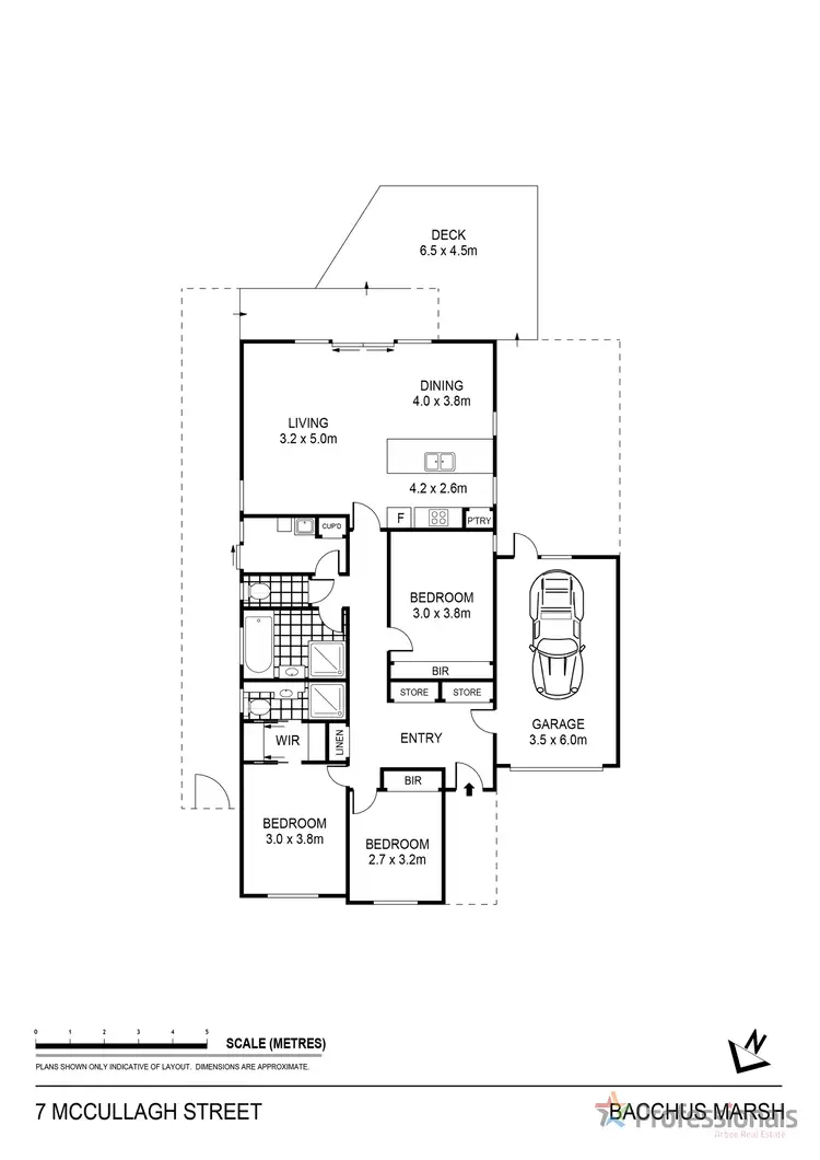 Floorplan of Homely house listing, 7 McCullagh Street, Bacchus Marsh VIC 3340