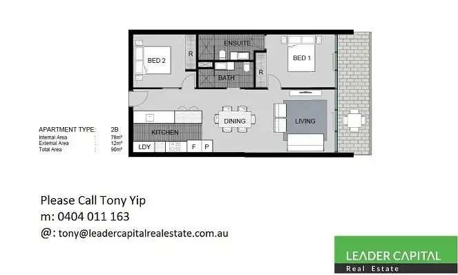 Floorplan of Homely apartment listing, 39/45 West Row City ACT 2601, City ACT 2601