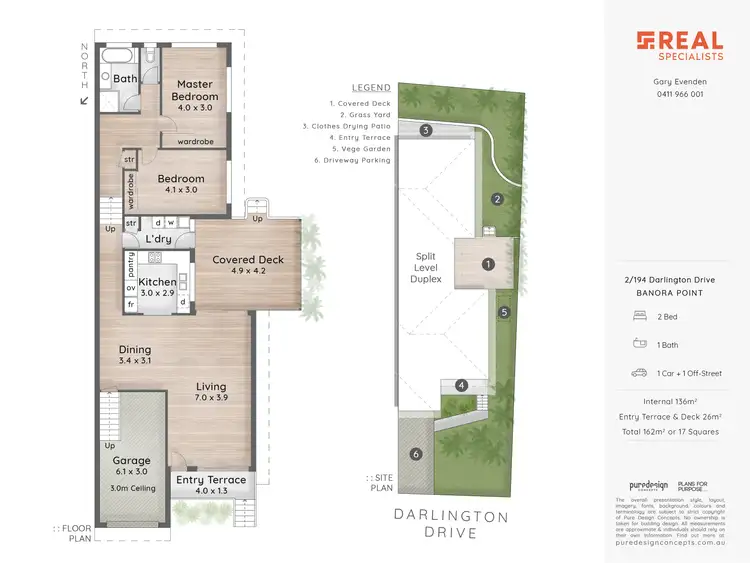 Floorplan of Homely semi-detached listing, 2/194 Darlington Drive, Banora Point NSW 2486