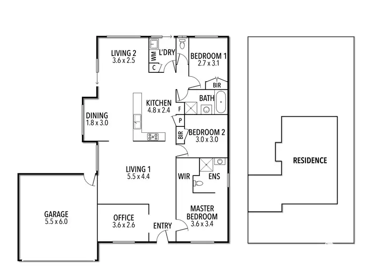 Floorplan of Homely house listing, 8 Thomas Place, Warrnambool VIC 3280