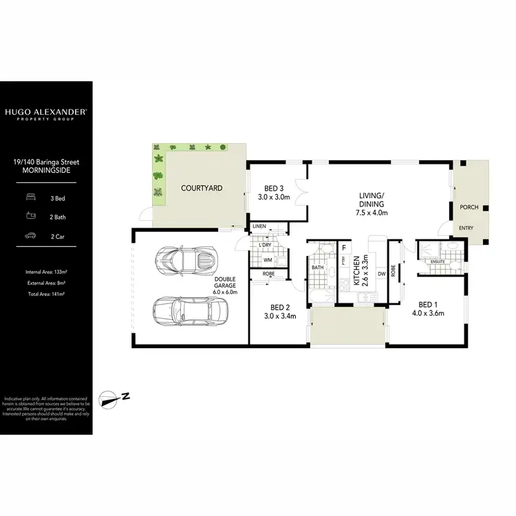 Floorplan of Homely townhouse listing, 19/140 Baringa Street, Morningside QLD 4170