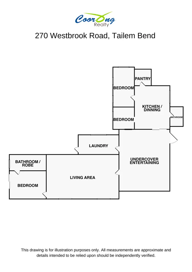 Floorplan of Homely rural property listing, 270 Westbrook Road, Tailem Bend SA 5260