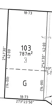 Floorplan of Homely land listing, Lot 103 Jefferson Court, Wellington East SA 5259
