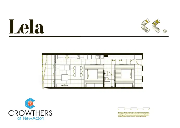 Floorplan of Homely apartment listing, 502/25 Edinburgh Avenue, City ACT 2601