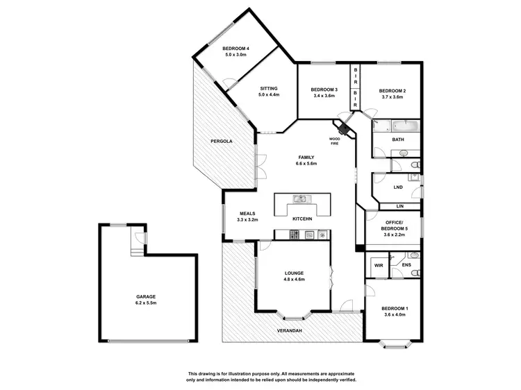 Floorplan of Homely house listing, 8 Highland Drive, Mount Gambier SA 5290