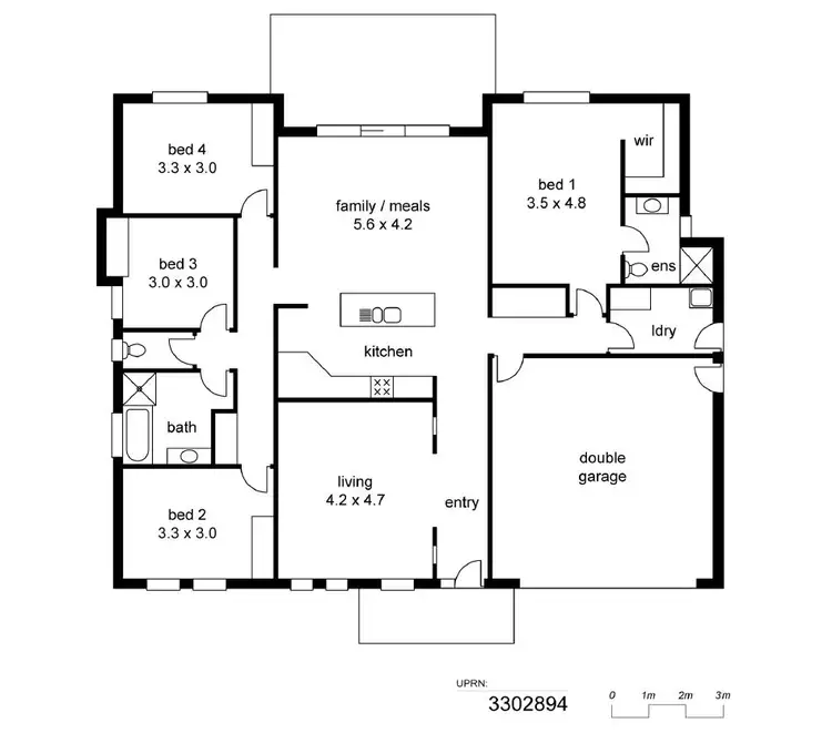 Floorplan of Homely house listing, 20 Moxey Close, Raymond Terrace NSW 2324