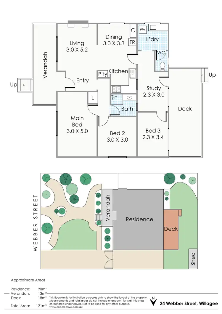 Floorplan of Homely house listing, 24 Webber Street, Willagee WA 6156
