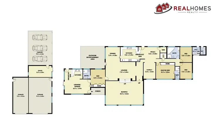 Floorplan of Homely rural property listing, 307-315 Homestead Road, Orchard Hills NSW 2748