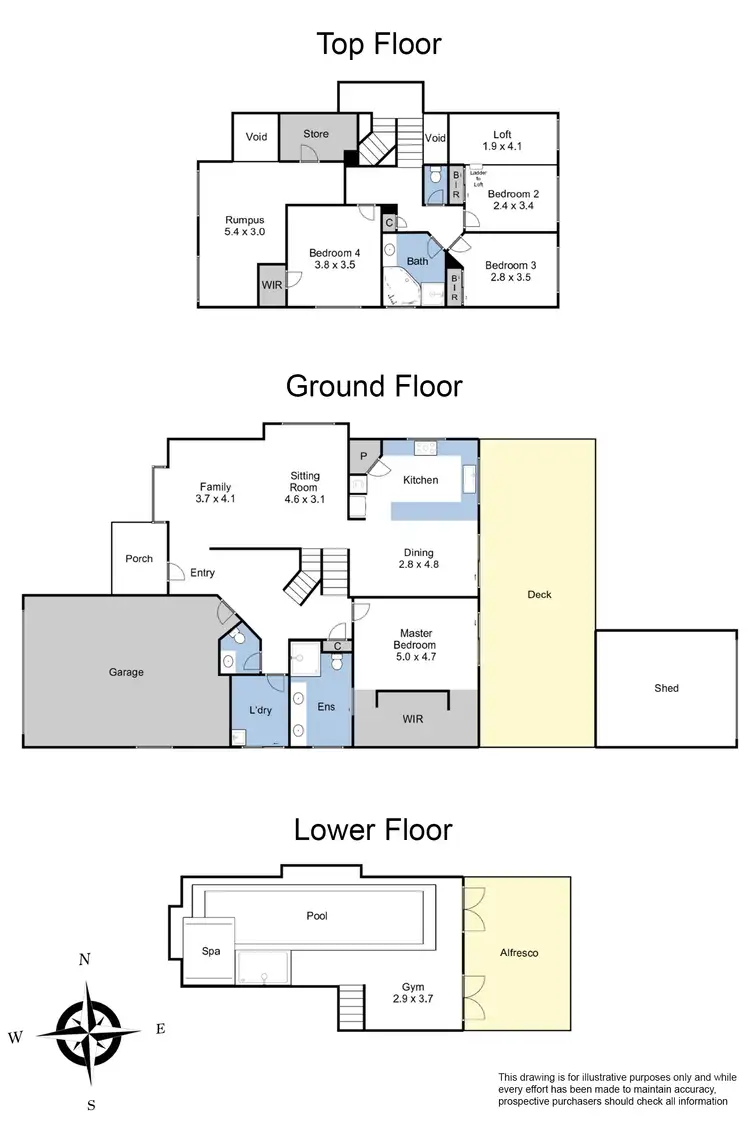 Floorplan of Homely house listing, 13 Torres Parade, Sandhurst VIC 3977