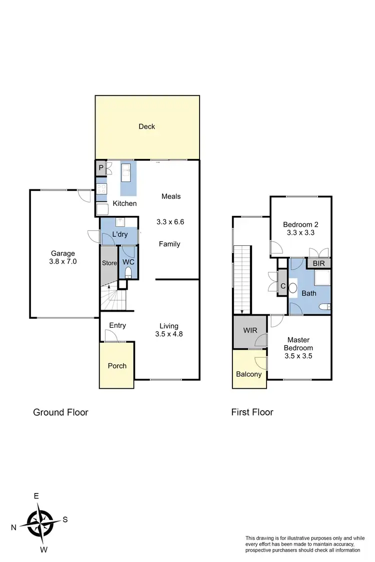 Floorplan of Homely townhouse listing, 7/15 Frederick Street, Dandenong VIC 3175