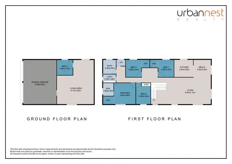 Floorplan of Homely house listing, 13 Larwood Place, Ferny Hills QLD 4055