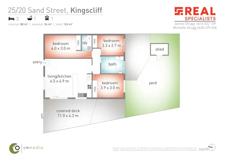 Floorplan of Homely villa listing, 25/12-20 Sand Street, Kingscliff NSW 2487