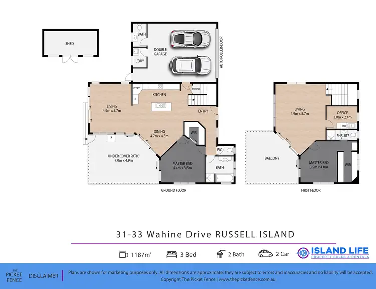 Floorplan of Homely house listing, 31-33 WAHINE DRIVE, Russell Island QLD 4184