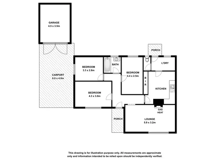 Floorplan of Homely house listing, 20 Cockburn Street, Mount Gambier SA 5290