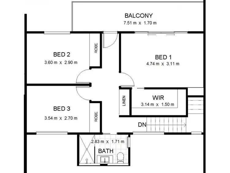 Floorplan of Homely unit listing, 2/19 Bent Street, Batemans Bay NSW 2536