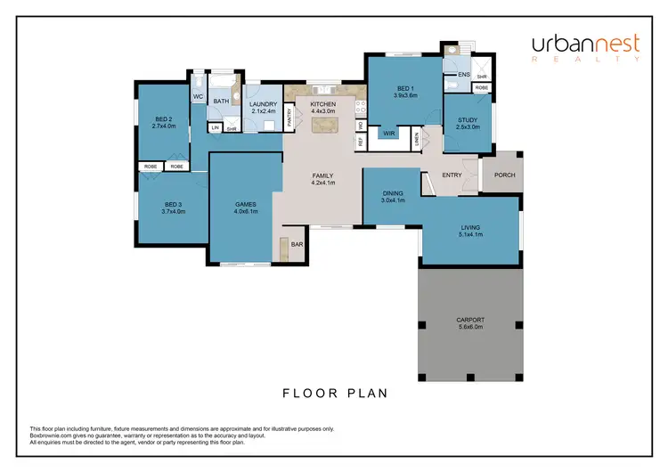 Floorplan of Homely house listing, 7 Carson Drive, Bunya QLD 4055