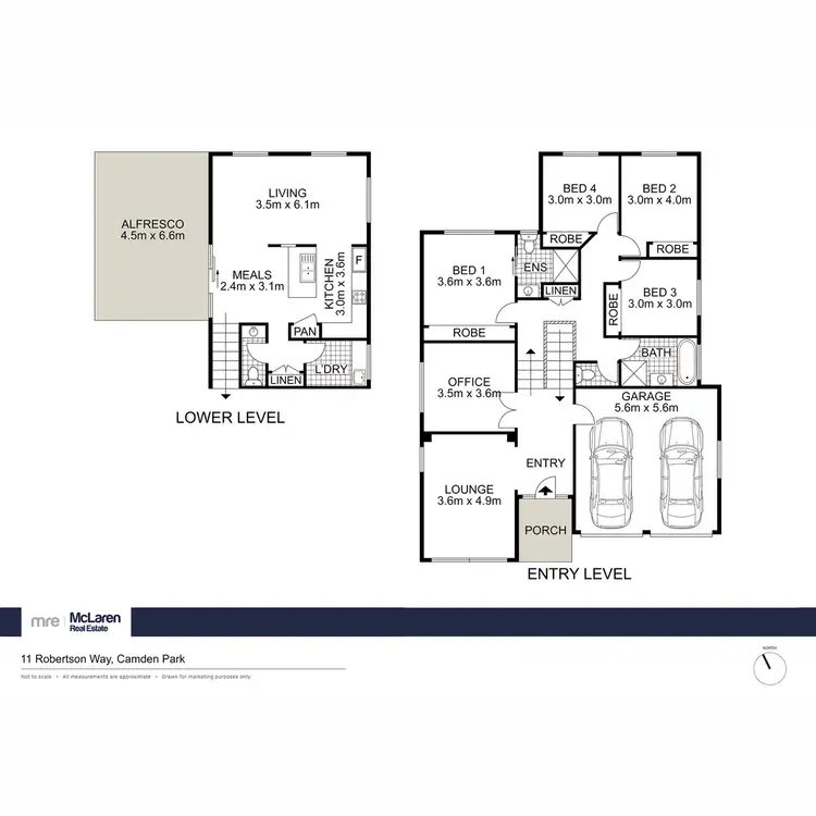 Floorplan of Homely house listing, 11 Robertson Way, Camden Park NSW 2570