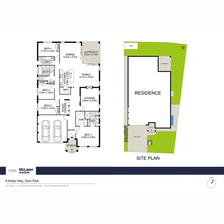 Floorplan of Homely house listing, 9 Antico Way, Oran Park NSW 2570