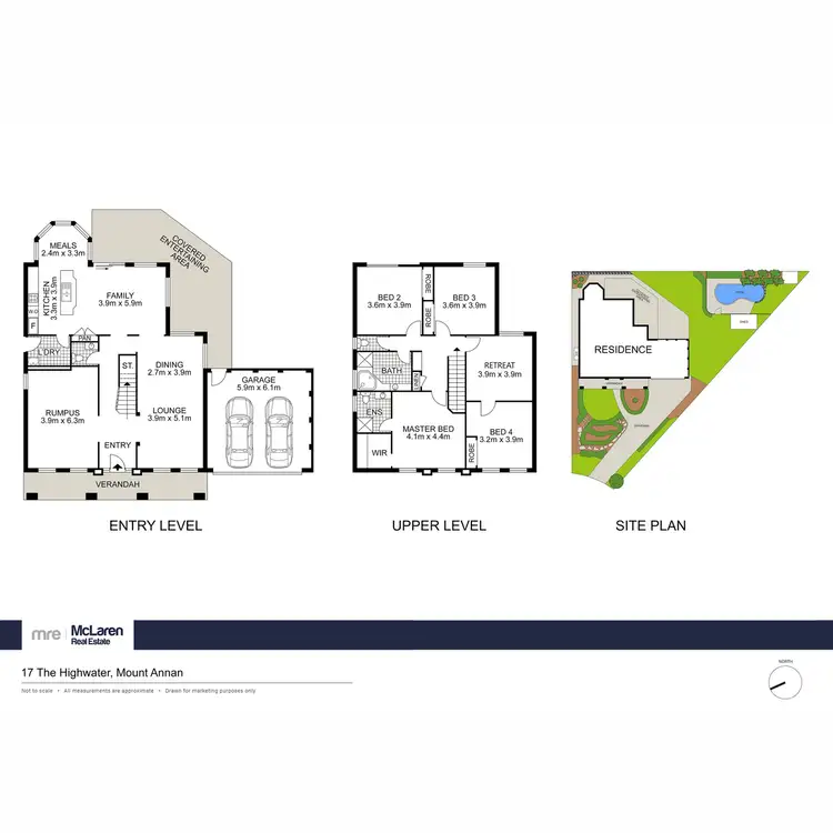Floorplan of Homely house listing, 17 The Highwater, Mount Annan NSW 2567